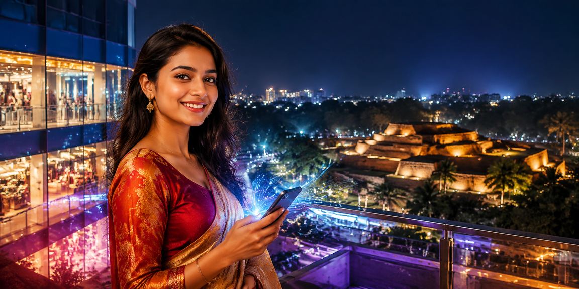 A user from Cumilla enjoying online lottery